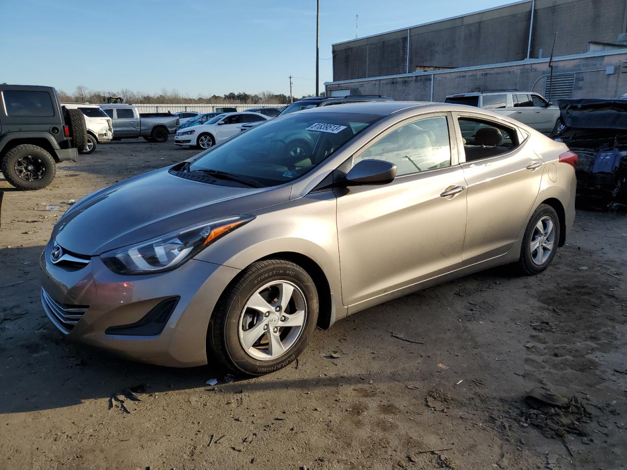 Image 1 of 2014 HYUNDAI ELANTRA SE 2014 with VIN 5NPDH4AE7EH534103