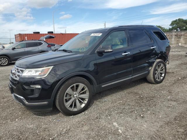 Image 1 of 2018 FORD EXPLORER LIMITED 2018 with VIN 1FM5K7F83JGA43502