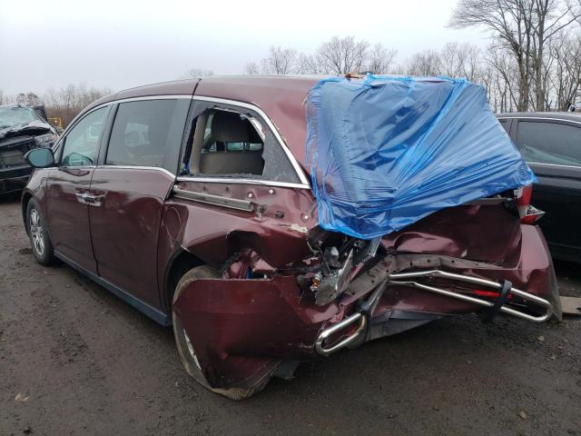 Image 2 of 2016 HONDA ODYSSEY EXL 2016 with VIN 5FNRL5H66GB025713