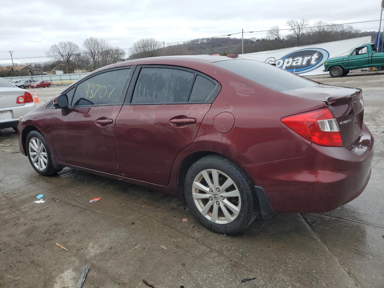 Image 2 of 2012 HONDA CIVIC EXL 2012 with VIN 19XFB2F93CE053728