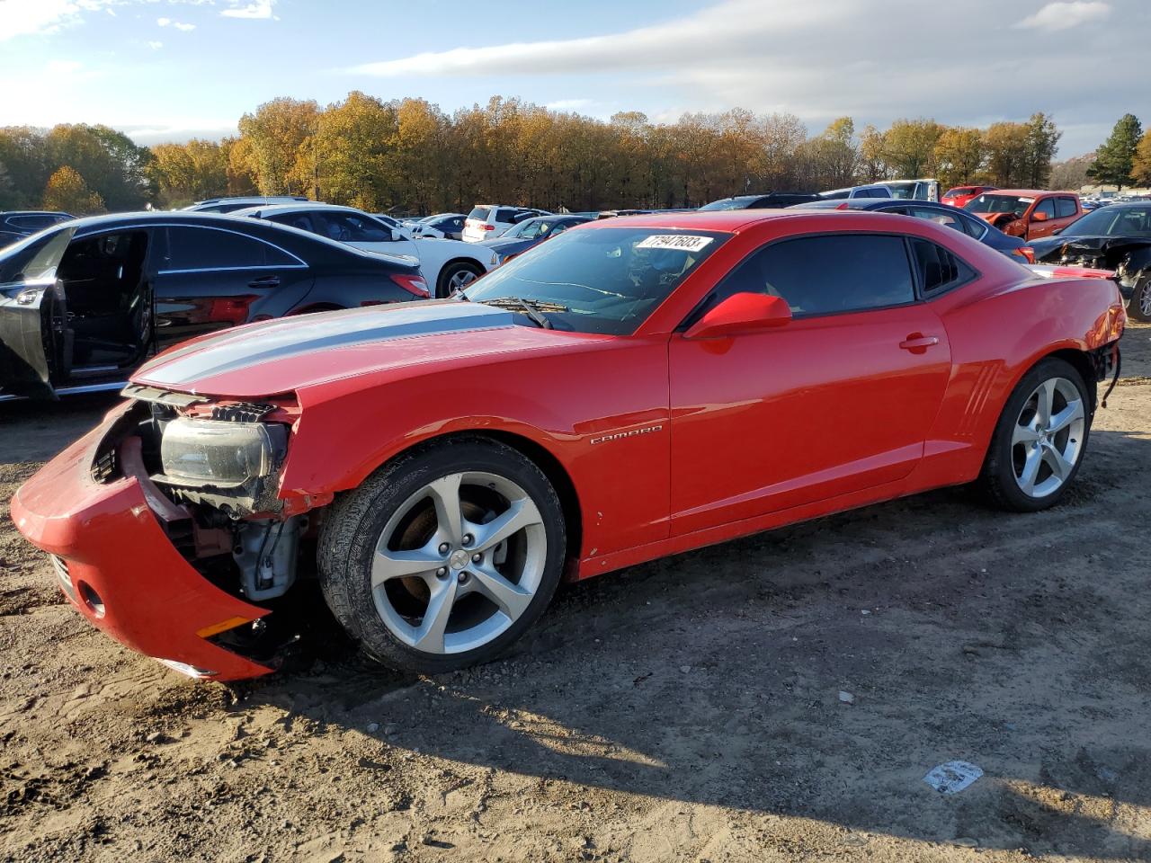 Image 1 of 2015 CHEVROLET CAMARO LT 2015 with VIN 2G1FF1E38F9246593