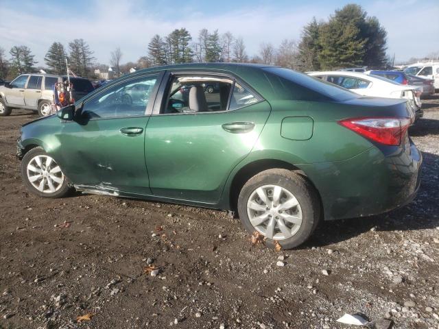 Image 2 of 2014 TOYOTA COROLLA L 2014 with VIN 2T1BURHE6EC130878