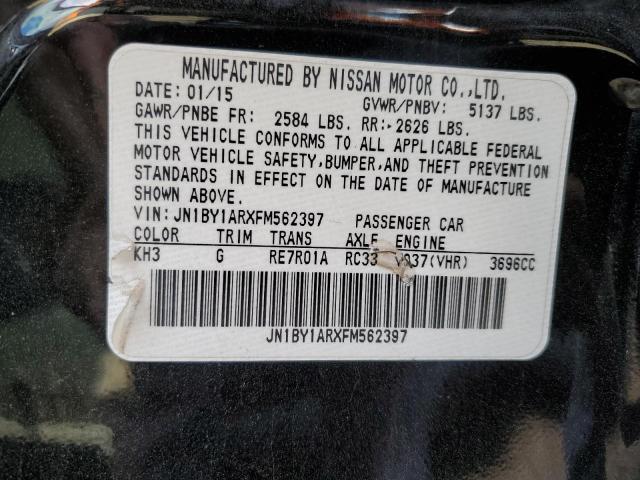 Image 1 of 2015 INFINITI Q70 3.7 2015 with VIN JN1BY1ARXFM562397