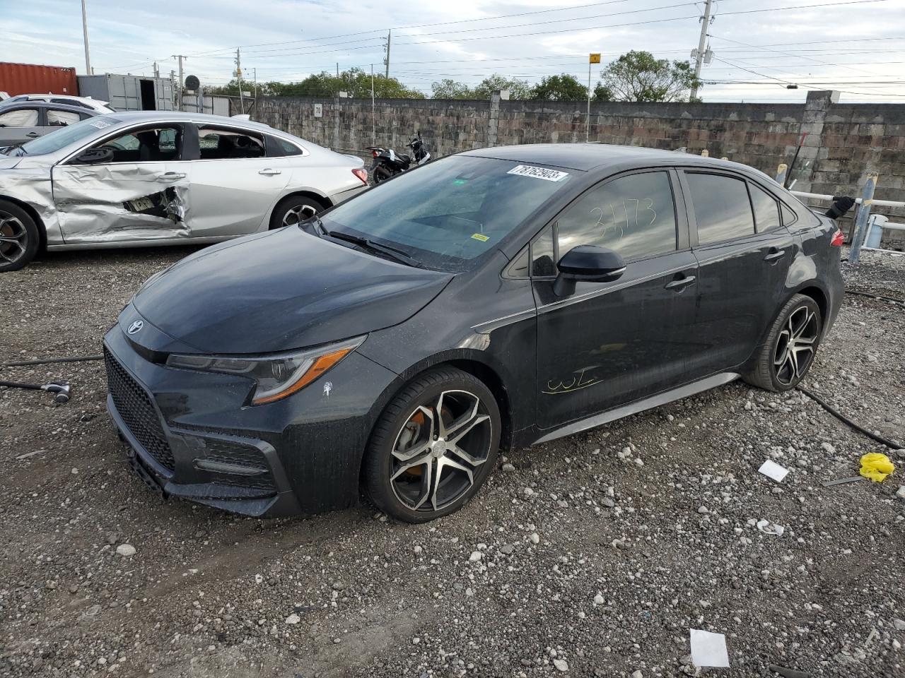 Изображение 1 2021 TOYOTA COROLLA SE 2021 с VIN JTDS4MCE8MJ075220