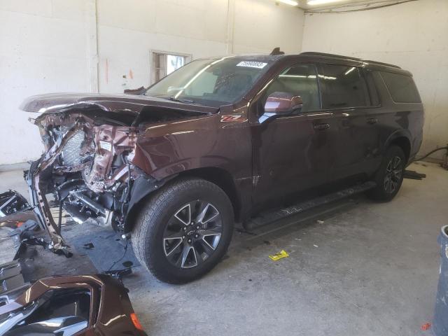 Image 1 of 2022 CHEVROLET SUBURBAN K1500 Z71 2022 with VIN 1GNSKDKD7NR129230