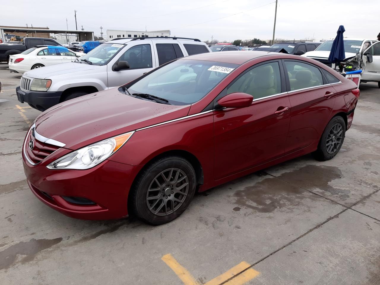 Image 1 of 2012 HYUNDAI SONATA GLS 2012 with VIN 5NPEB4AC9CH416720