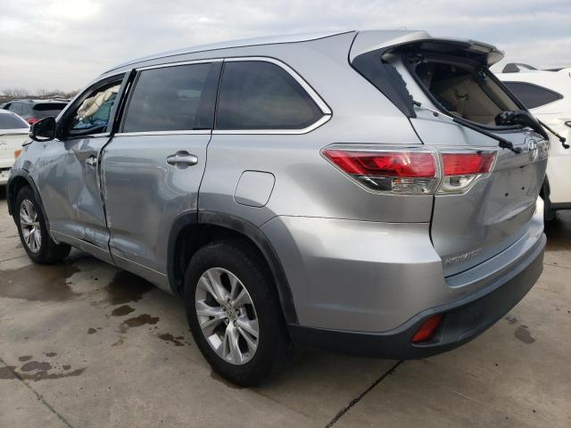 Image 2 of 2015 TOYOTA HIGHLANDER XLE 2015 with VIN 5TDKKRFH9FS097838