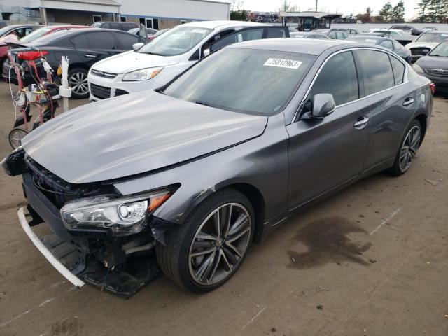 Image 1 of 2015 INFINITI Q50 BASE 2015 with VIN JN1BV7AR2FM408701