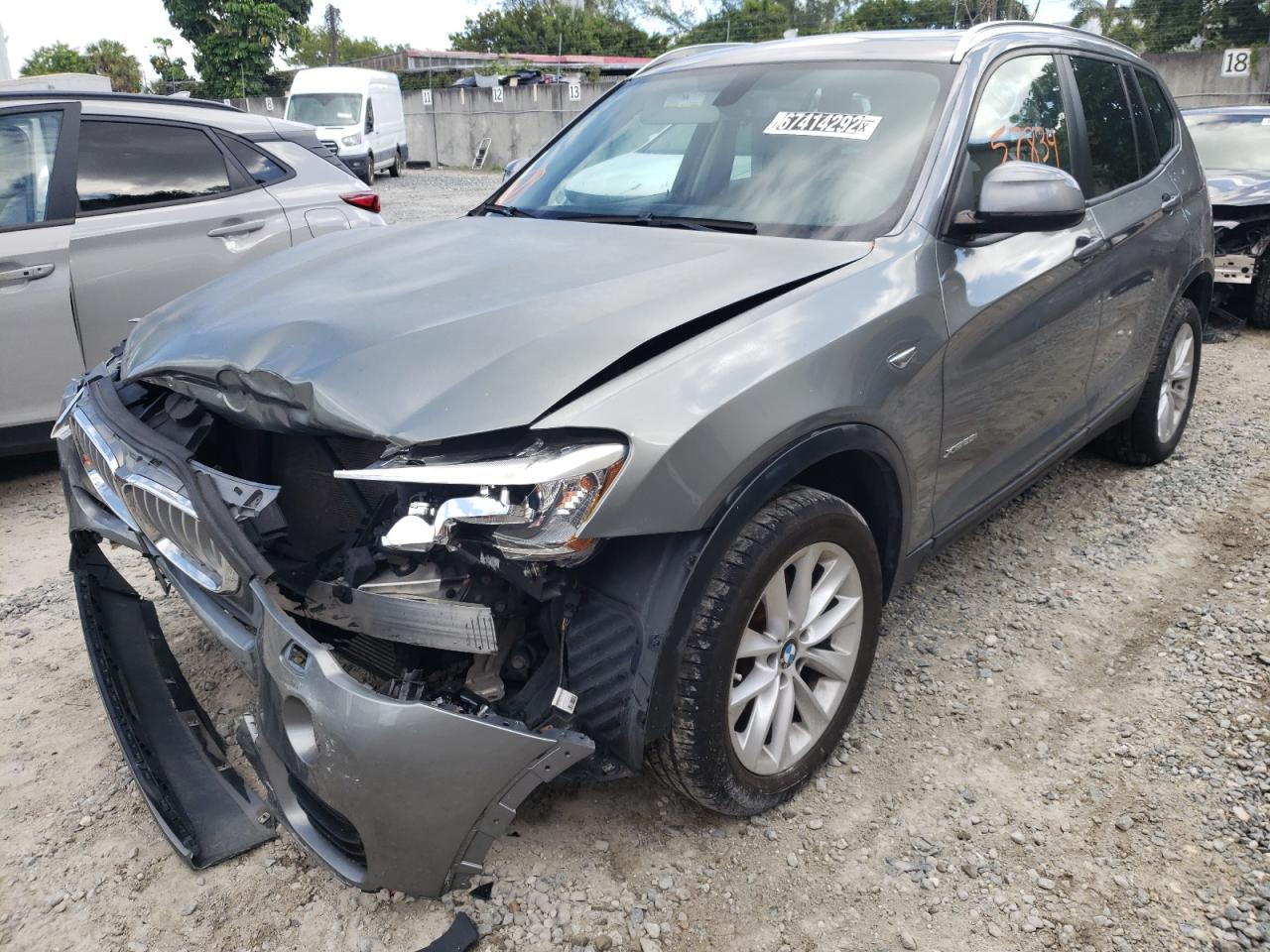 Image 1 of 2017 BMW X3 XDRIVE28I 2017 with VIN 5UXWX9C33H0T20472