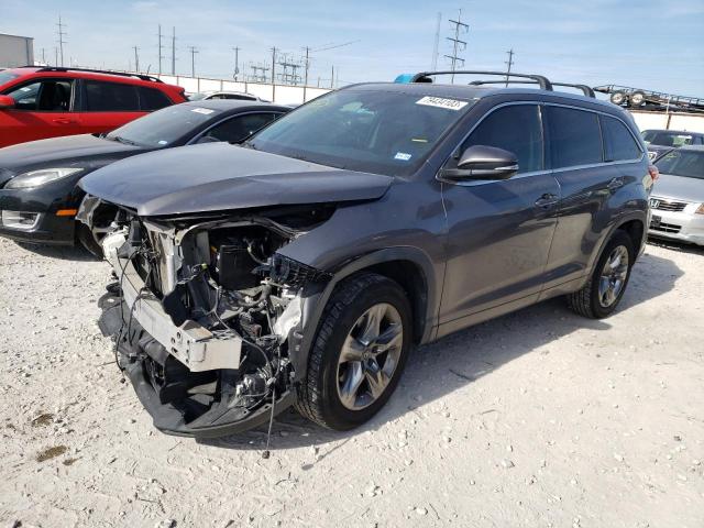 Изображение 1 2018 TOYOTA HIGHLANDER LIMITED 2018 с VIN 5TDYZRFH3JS266475