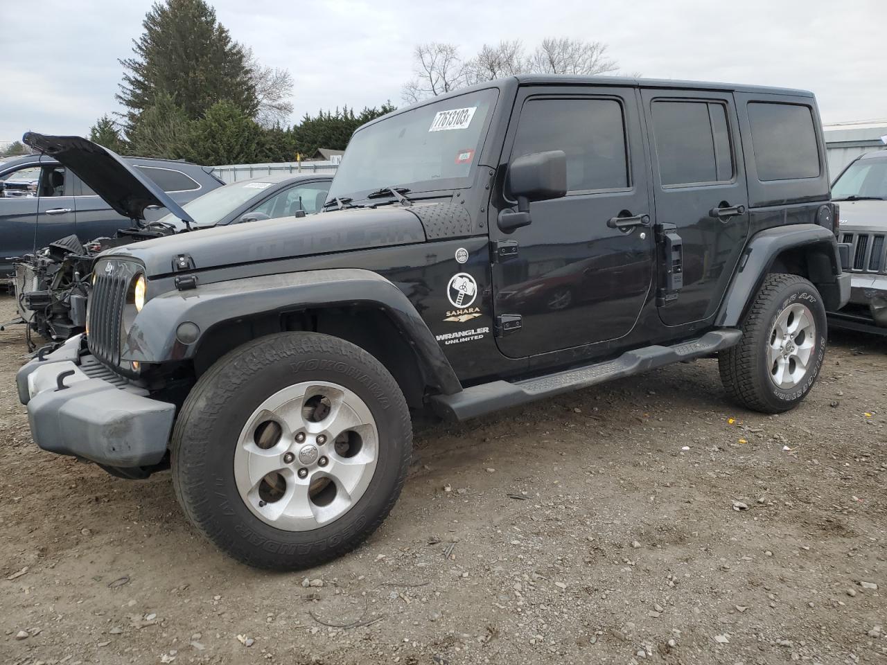 Изображение 1 2013 JEEP WRANGLER UNLIMITED SAHARA 2013 с VIN 1C4BJWEG0DL527734