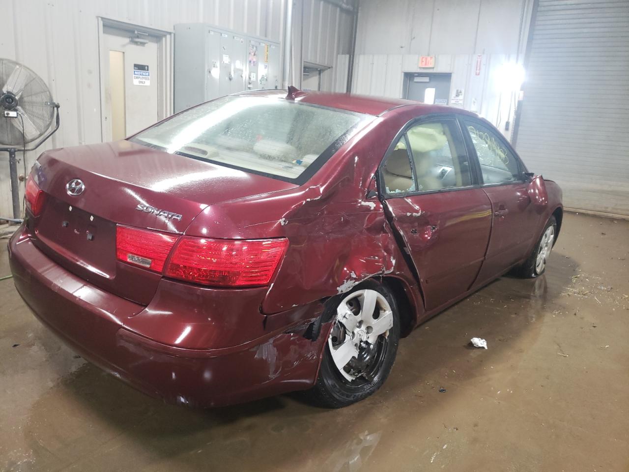 Image 3 of 2009 HYUNDAI SONATA GLS 2009 with VIN 5NPET46C29H484243