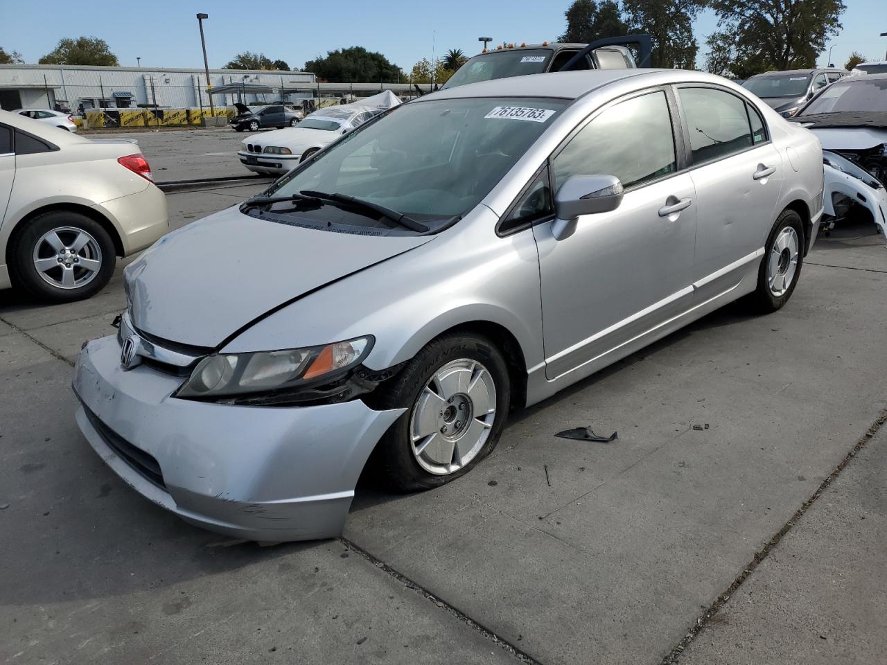 Image 1 of 2007 HONDA CIVIC HYBRID 2007 with VIN JHMFA36217S020272
