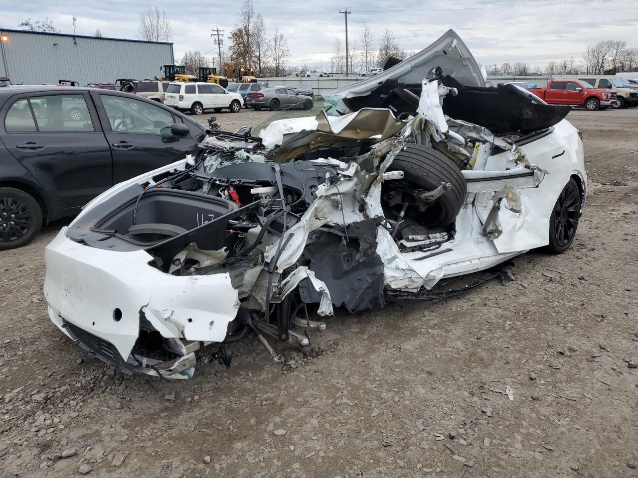 Obraz 1 z 2022 TESLA MODEL Y  2022 z VIN 7SAYGDEE1NF481284