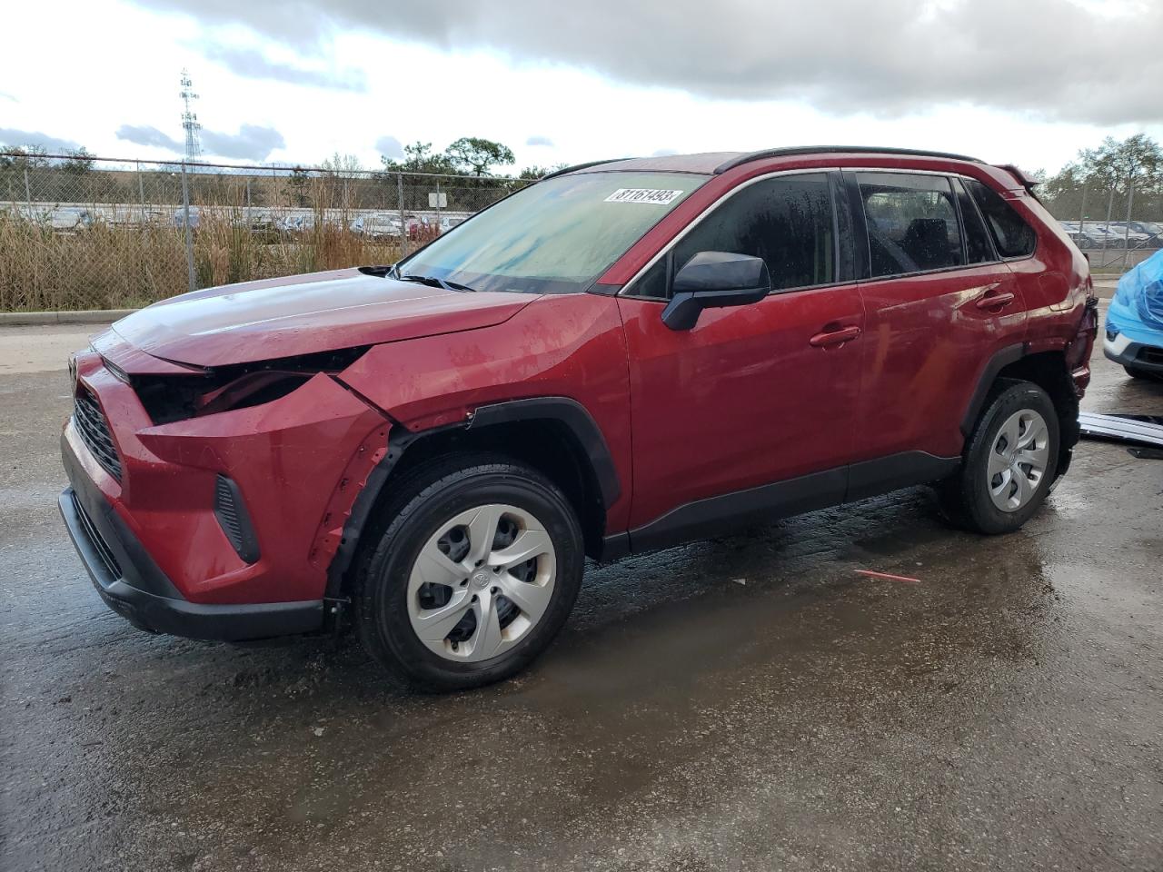Image 1 of 2021 TOYOTA RAV4 LE 2021 with VIN JTMF1RFV7MD076649