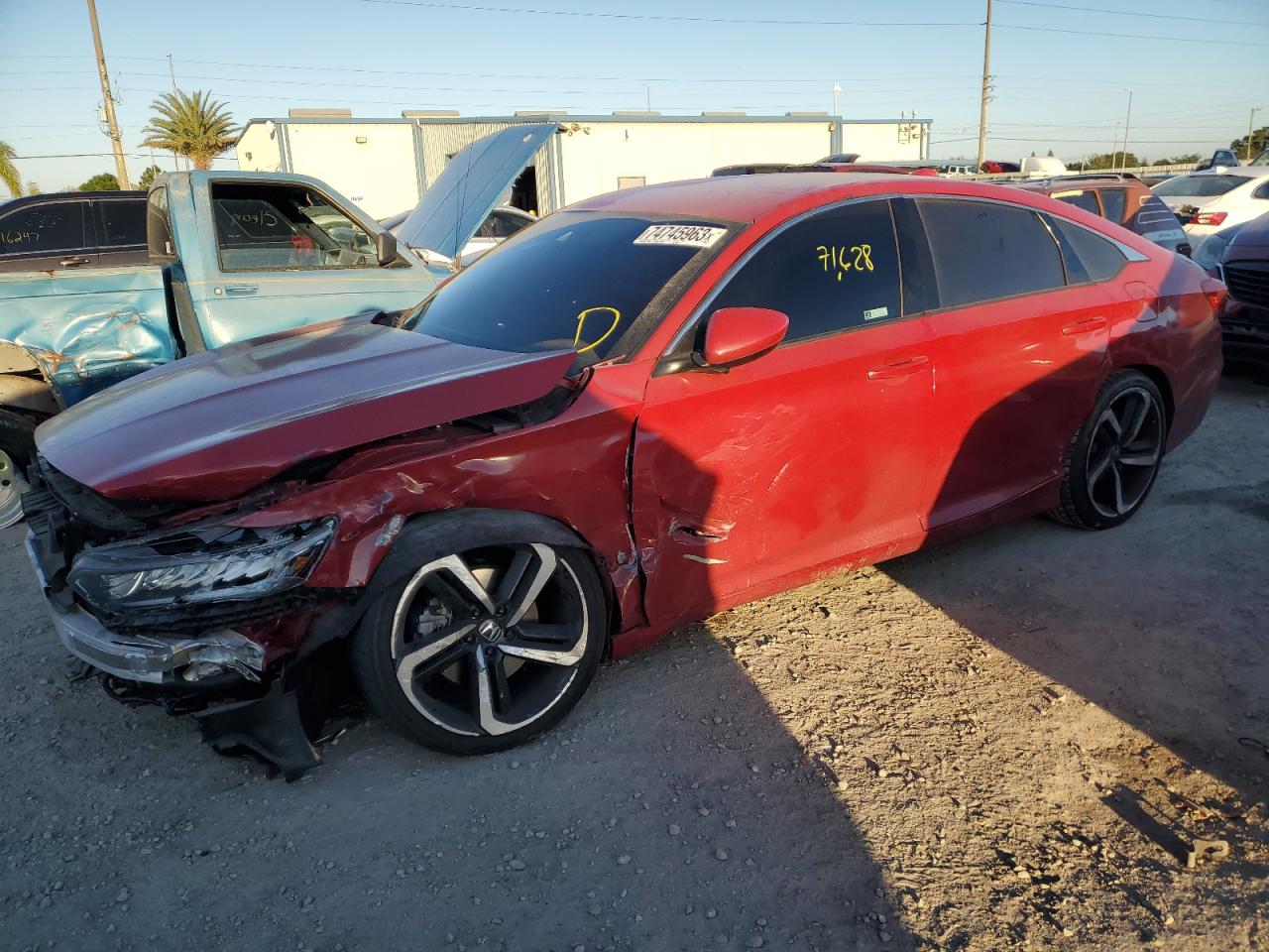 Изображение 1 2018 HONDA ACCORD SPORT 2018 с VIN 1HGCV1F39JA083494