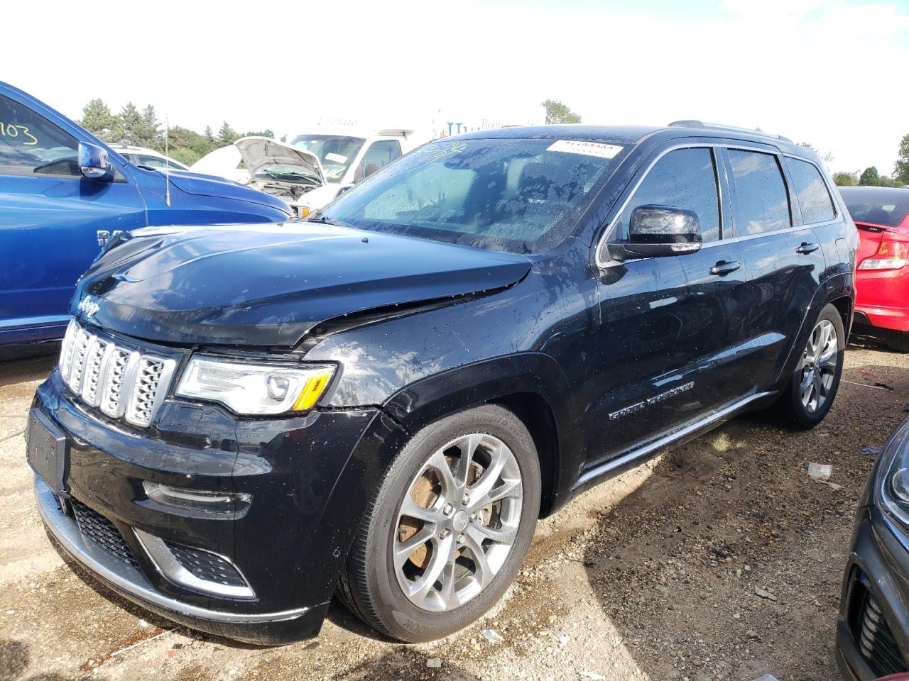Image 1 of 2019 JEEP GRAND CHEROKEE SUMMIT 2019 with VIN 1C4RJFJT3KC624862
