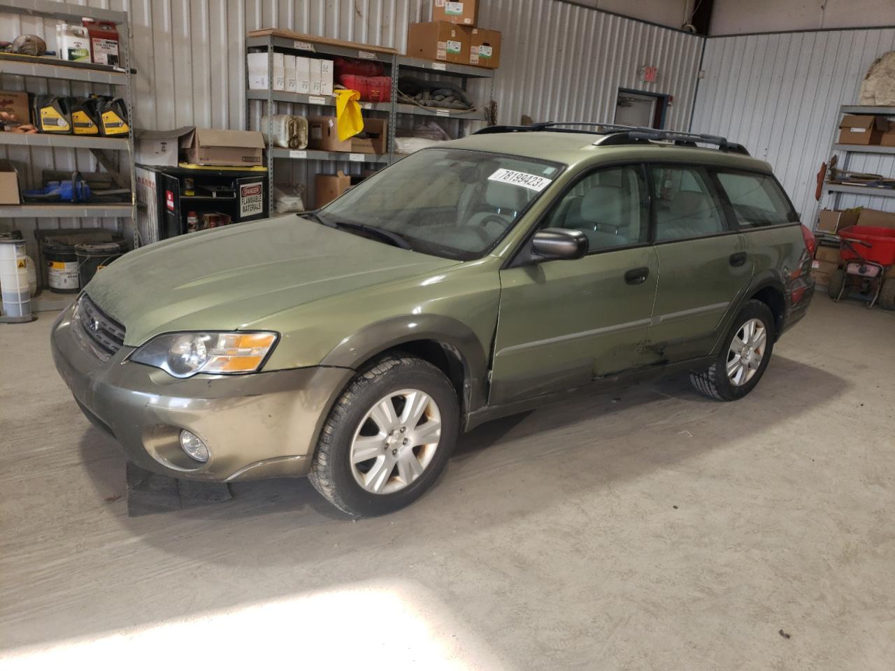 Image 1 of 2005 SUBARU LEGACY OUTBACK 2.5I 2005 with VIN 4S4BP61C357325560