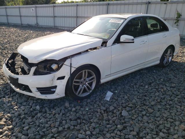Image 1 of 2014 MERCEDES-BENZ C 300 4MATIC 2014 with VIN WDDGF8AB3ER302659