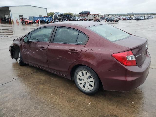 Image 2 of 2012 HONDA CIVIC LX 2012 with VIN JHMFB2F53CS001234