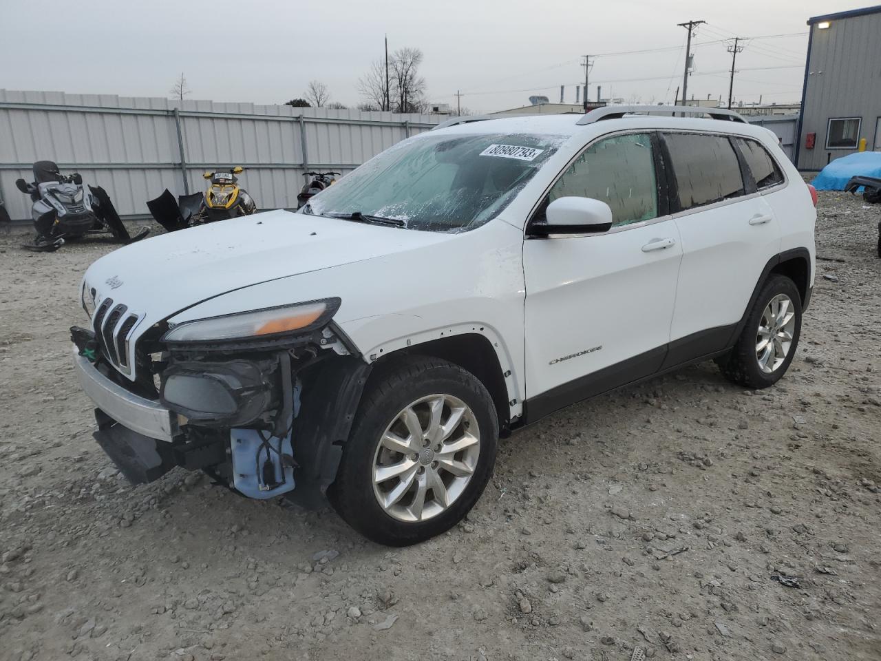 Image 1 of 2017 JEEP CHEROKEE LIMITED 2017 with VIN 1C4PJMDB6HW520520