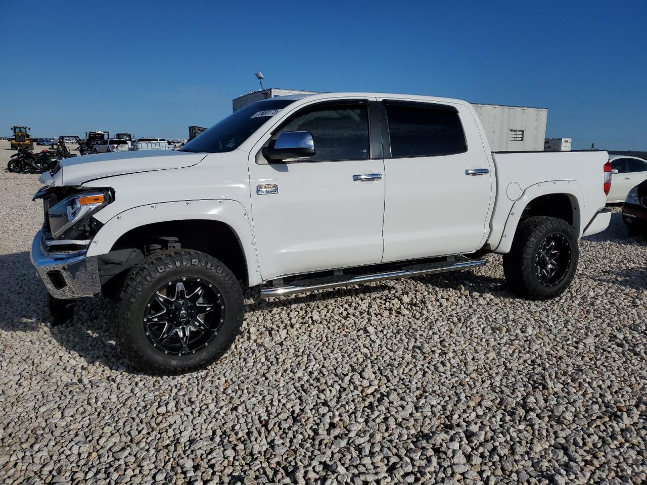 Image 1 of 2019 TOYOTA TUNDRA CREWMAX 1794 2019 with VIN 5TFAY5F1XKX812250
