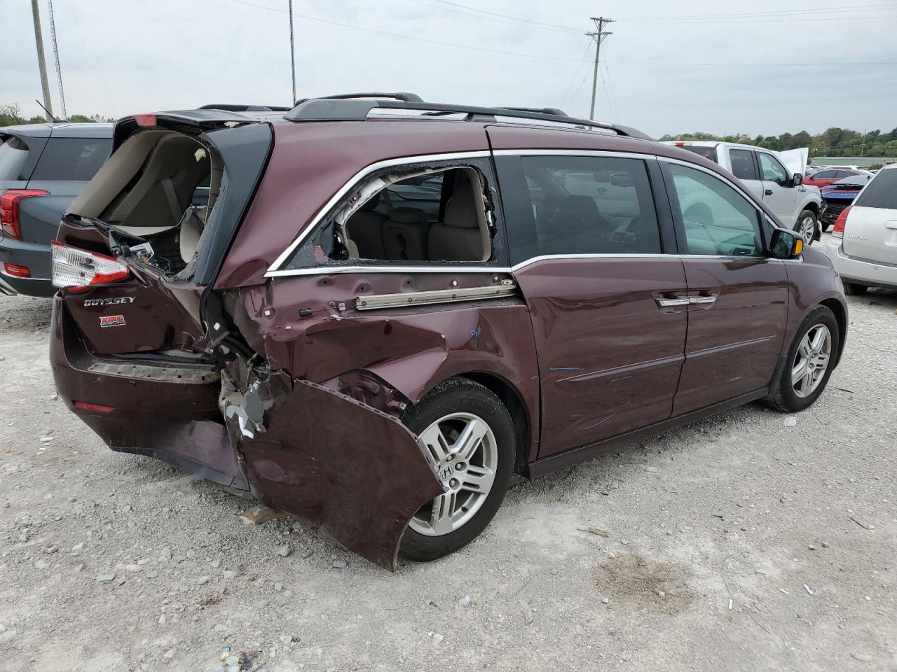 Obraz 3 z 2013 HONDA ODYSSEY TOURING 2013 z VIN 5FNRL5H96DB037267