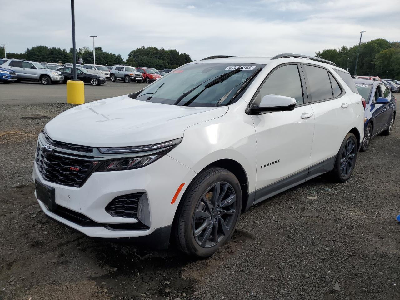 Image 1 of 2022 CHEVROLET EQUINOX RS 2022 with VIN 3GNAXWEV2NS189961