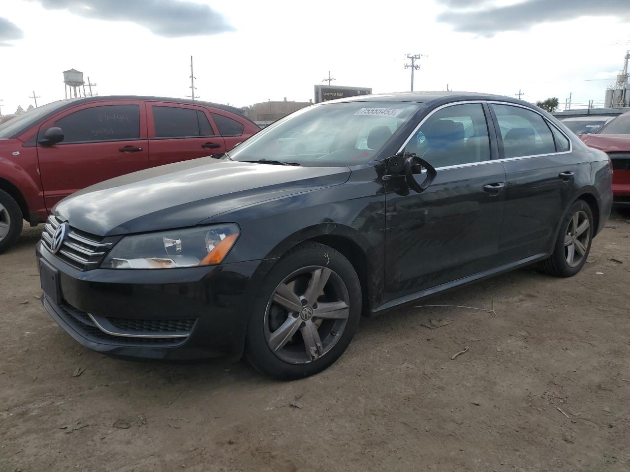 Image 1 of 2012 VOLKSWAGEN PASSAT SE 2012 with VIN 1VWBH7A33CC031293