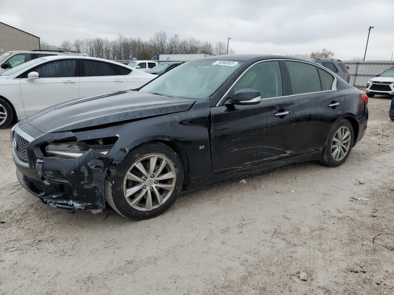Image 1 of 2015 INFINITI Q50 BASE 2015 with VIN JN1BV7AP2FM347610