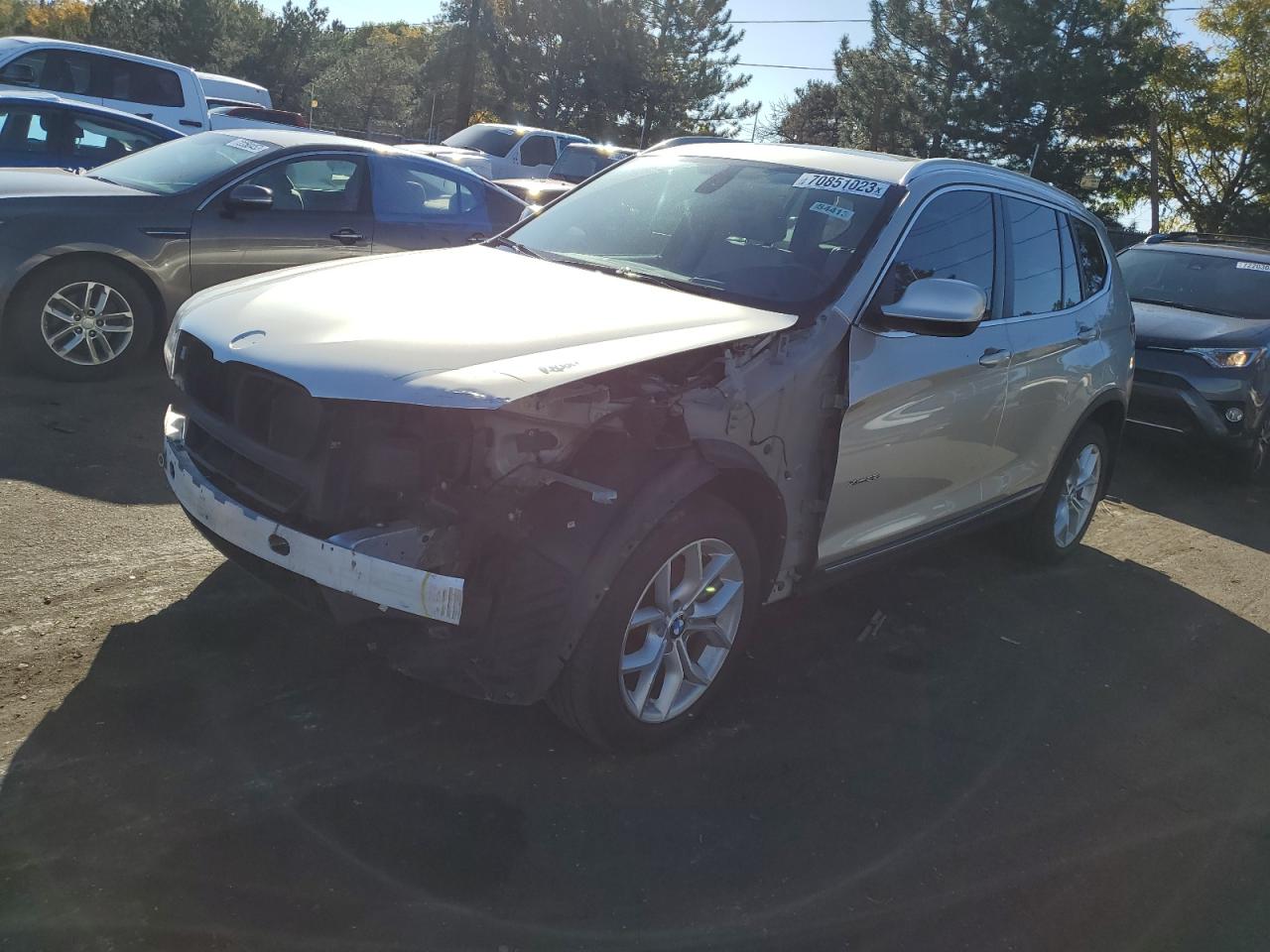 Image 1 of 2011 BMW X3 XDRIVE35I 2011 with VIN 5UXWX7C55BL733618