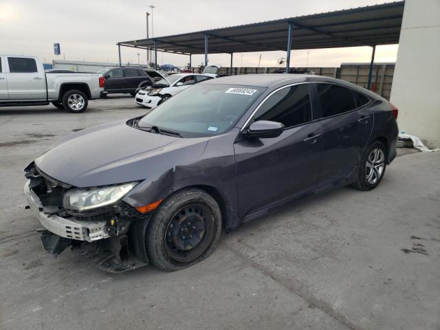 Image 1 of 2018 HONDA CIVIC LX 2018 with VIN 2HGFC2F58JH555647