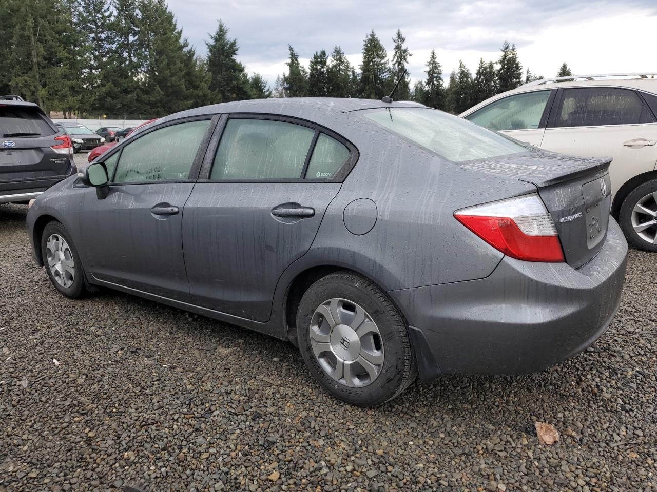 Image 2 of 2012 HONDA CIVIC HYBRID 2012 with VIN JHMFB4F20CS007039