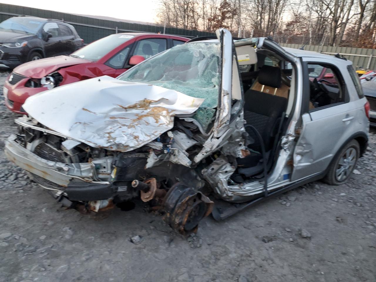 Image 1 of 2008 SUZUKI SX4 BASE 2008 with VIN JS2YB413785102526