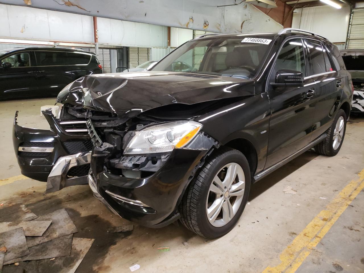 Image 1 of 2012 MERCEDES-BENZ ML 350 4MATIC 2012 with VIN 4JGDA5HB8CA029192