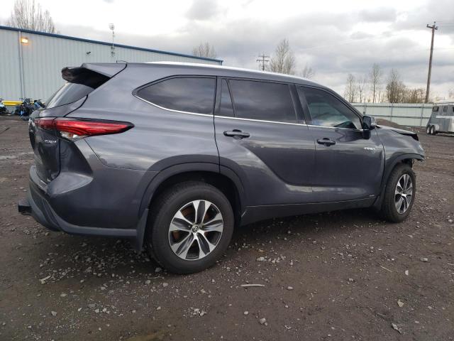 Image 3 of 2020 TOYOTA HIGHLANDER HYBRID XLE 2020 with VIN 5TDHBRCH1LS502438