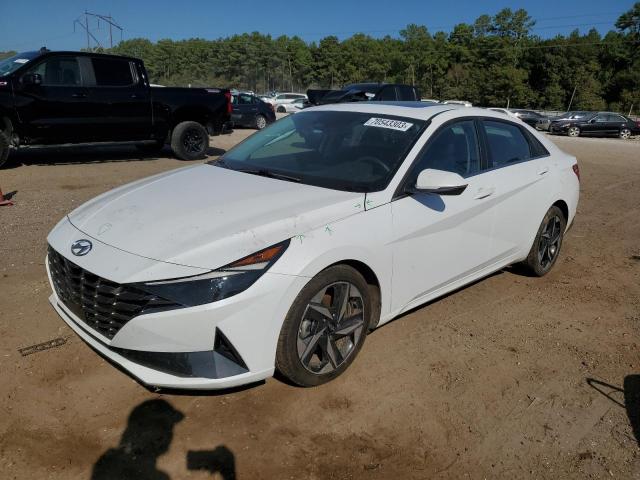 Image 1 of 2021 HYUNDAI ELANTRA SEL 2021 with VIN 5NPLN4AG7MH002581