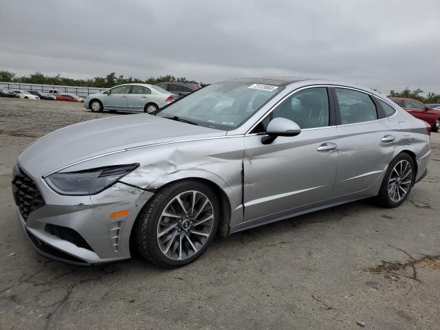 Image 1 of 2021 HYUNDAI SONATA LIMITED 2021 with VIN 5NPEH4J28MH122765