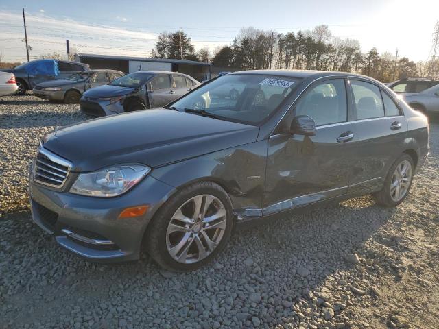 Image 1 of 2012 MERCEDES-BENZ C 250 2012 with VIN WDDGF4HB9CR215411