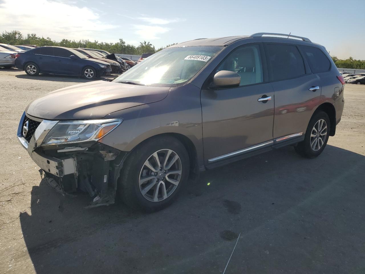 Изображение 1 2013 NISSAN PATHFINDER S 2013 с VIN 5N1AR2MM7DC681504