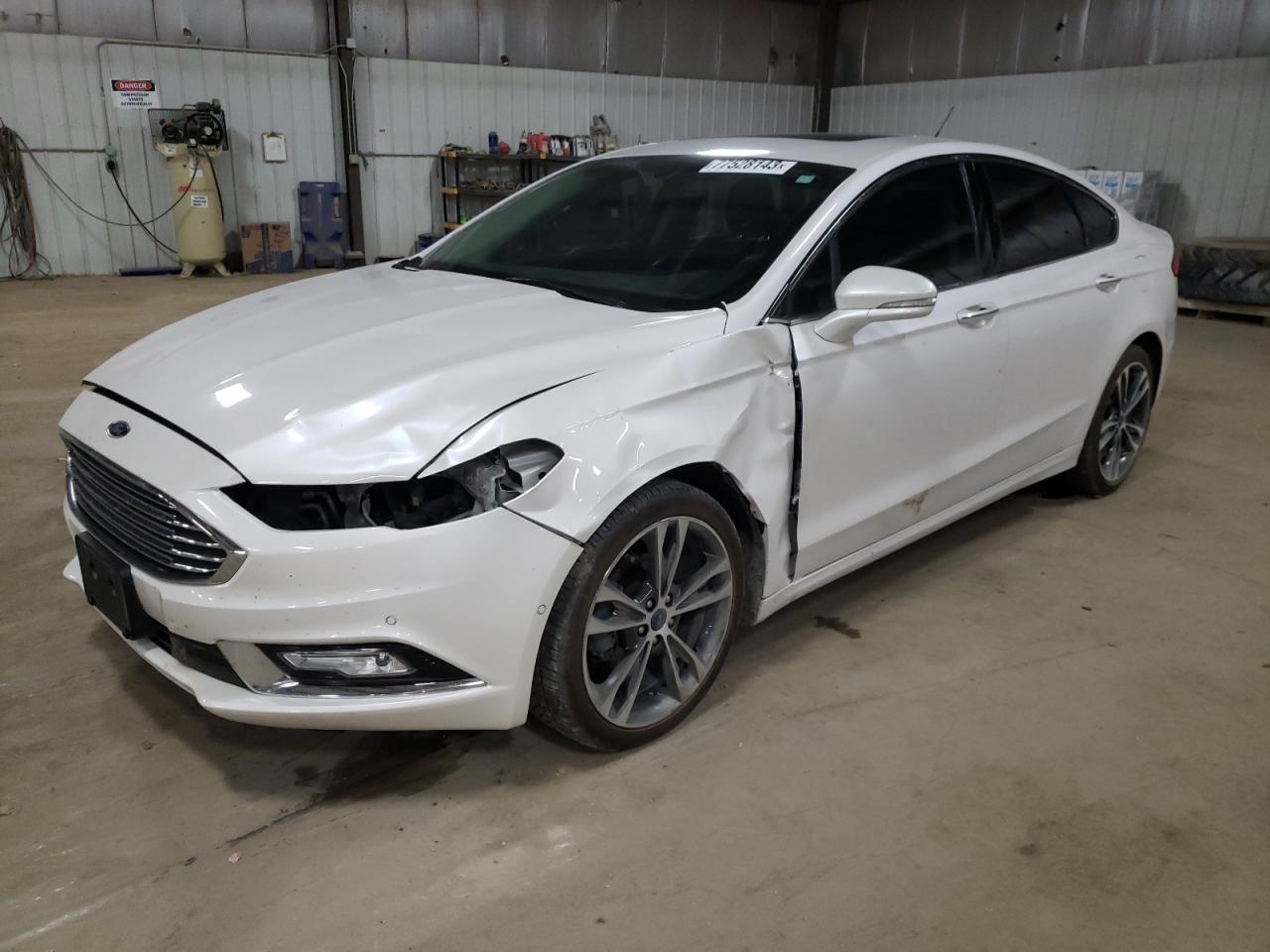 Image 1 of 2017 FORD FUSION TITANIUM 2017 with VIN 3FA6P0K93HR241831