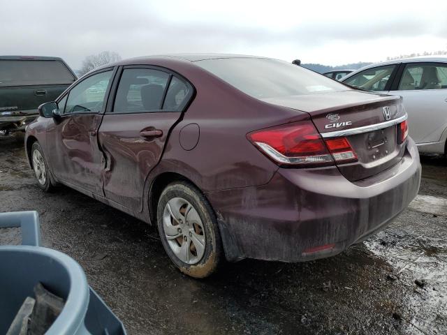 Image 2 of 2014 HONDA CIVIC LX 2014 with VIN 19XFB2F50EE053153