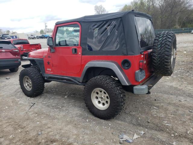 Изображение 2 2004 JEEP WRANGLER X 2004 с VIN 1J4FA39SX4P792016