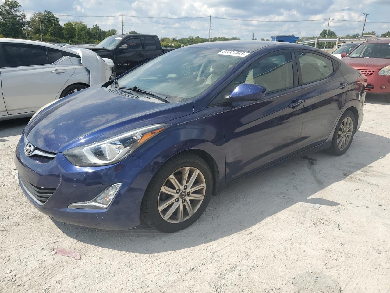 Obraz 1 z 2014 HYUNDAI ELANTRA SE 2014 z VIN 5NPDH4AE0EH472284