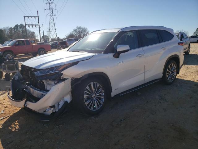 Image 1 of 2021 TOYOTA HIGHLANDER HYBRID PLATINUM 2021 with VIN 5TDEBRCH0MS040751
