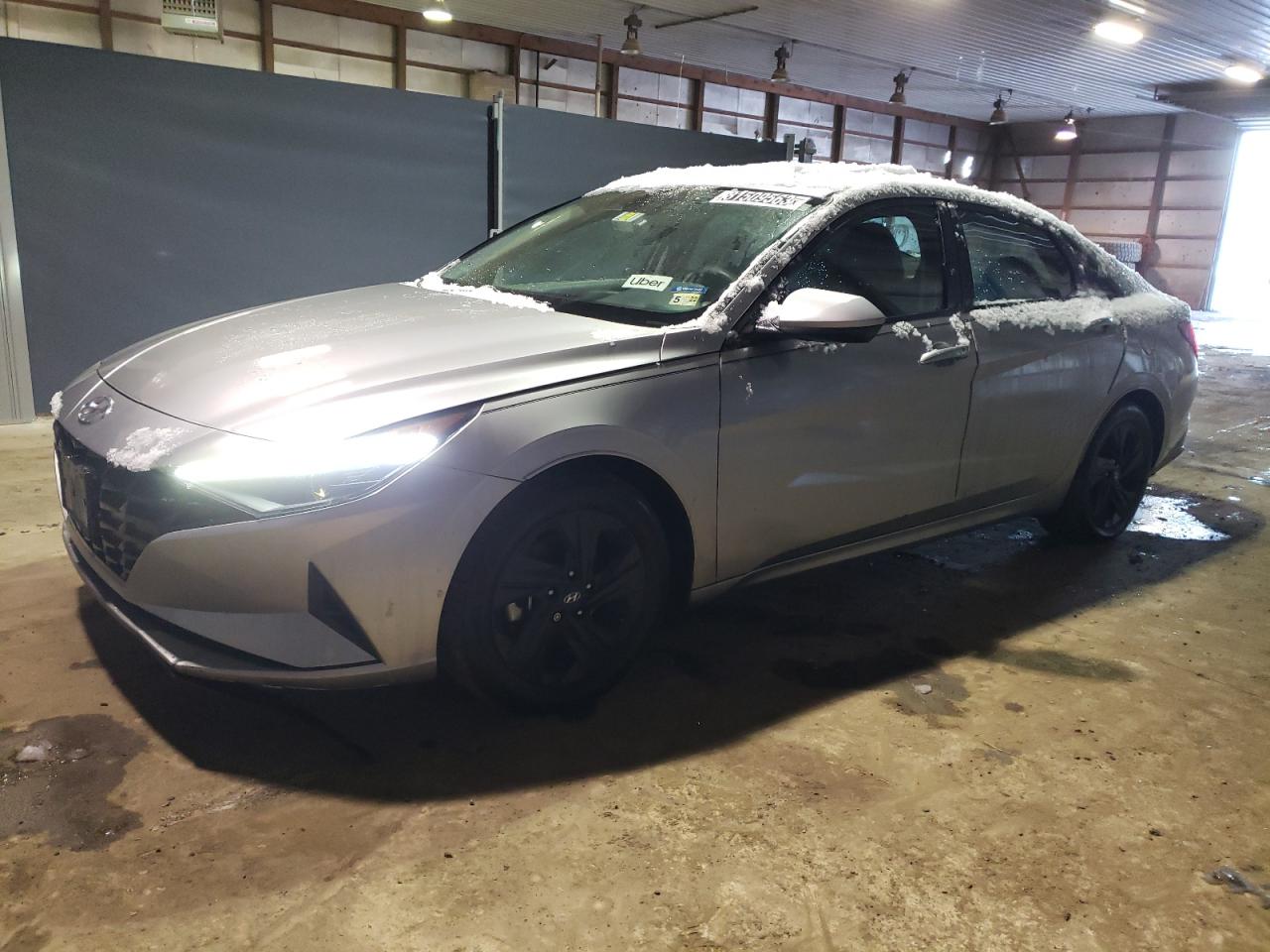 Image 1 of 2021 HYUNDAI ELANTRA SEL 2021 with VIN 5NPLM4AG5MH010214