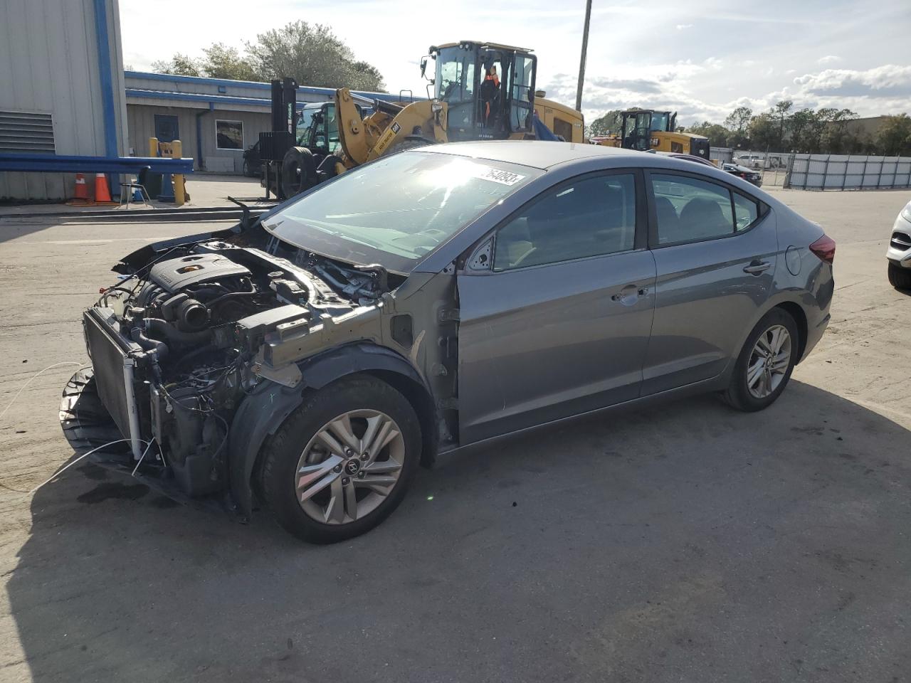 Image 1 of 2019 HYUNDAI ELANTRA SEL 2019 with VIN 5NPD84LF3KH458963