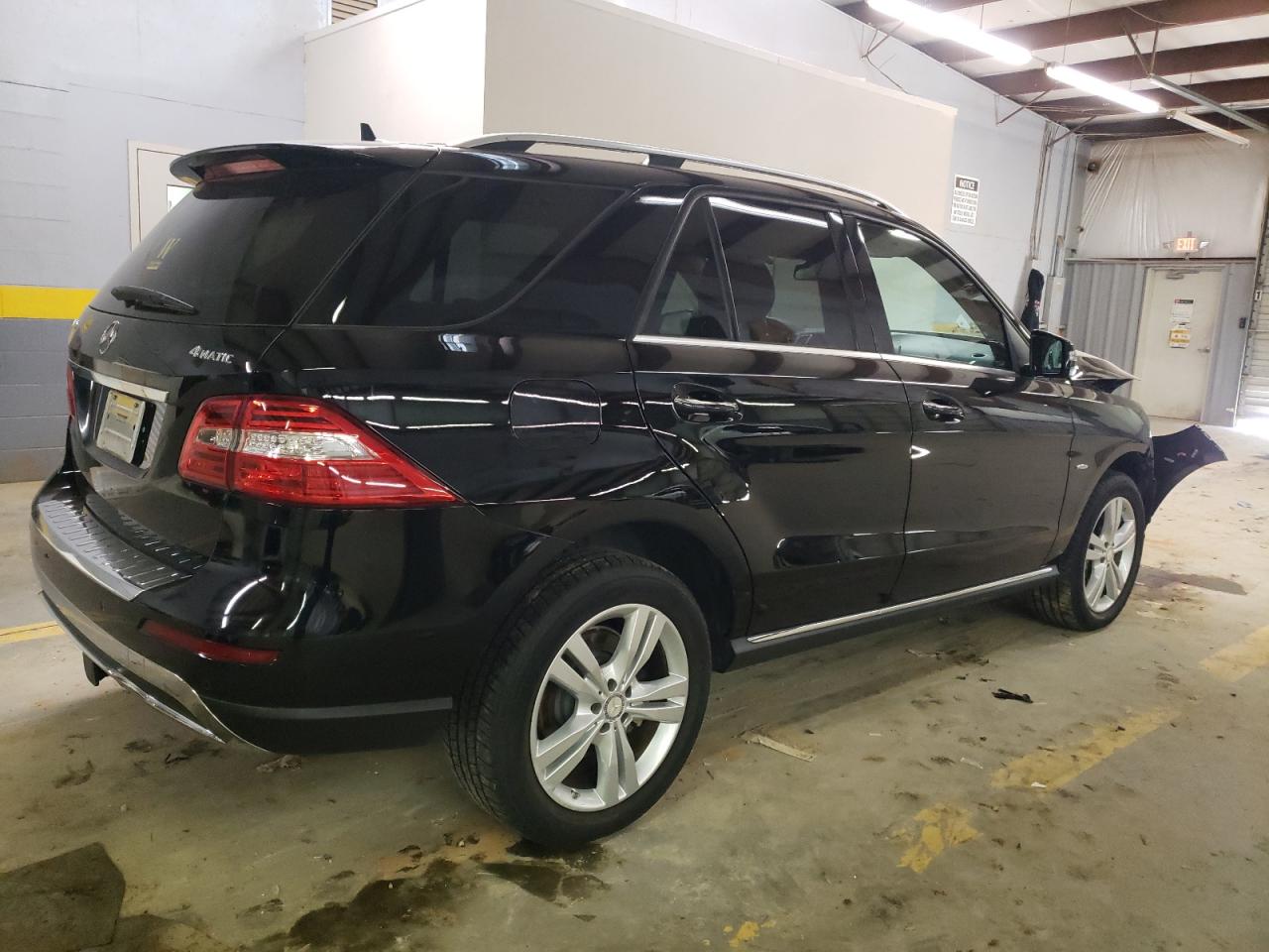 Image 3 of 2012 MERCEDES-BENZ ML 350 4MATIC 2012 with VIN 4JGDA5HB8CA029192