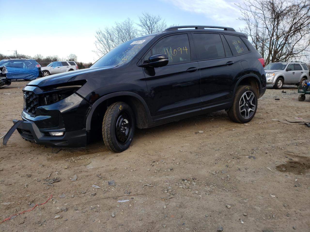 Image 1 of 2022 HONDA PASSPORT ELITE 2022 with VIN 5FNYF8H08NB014788