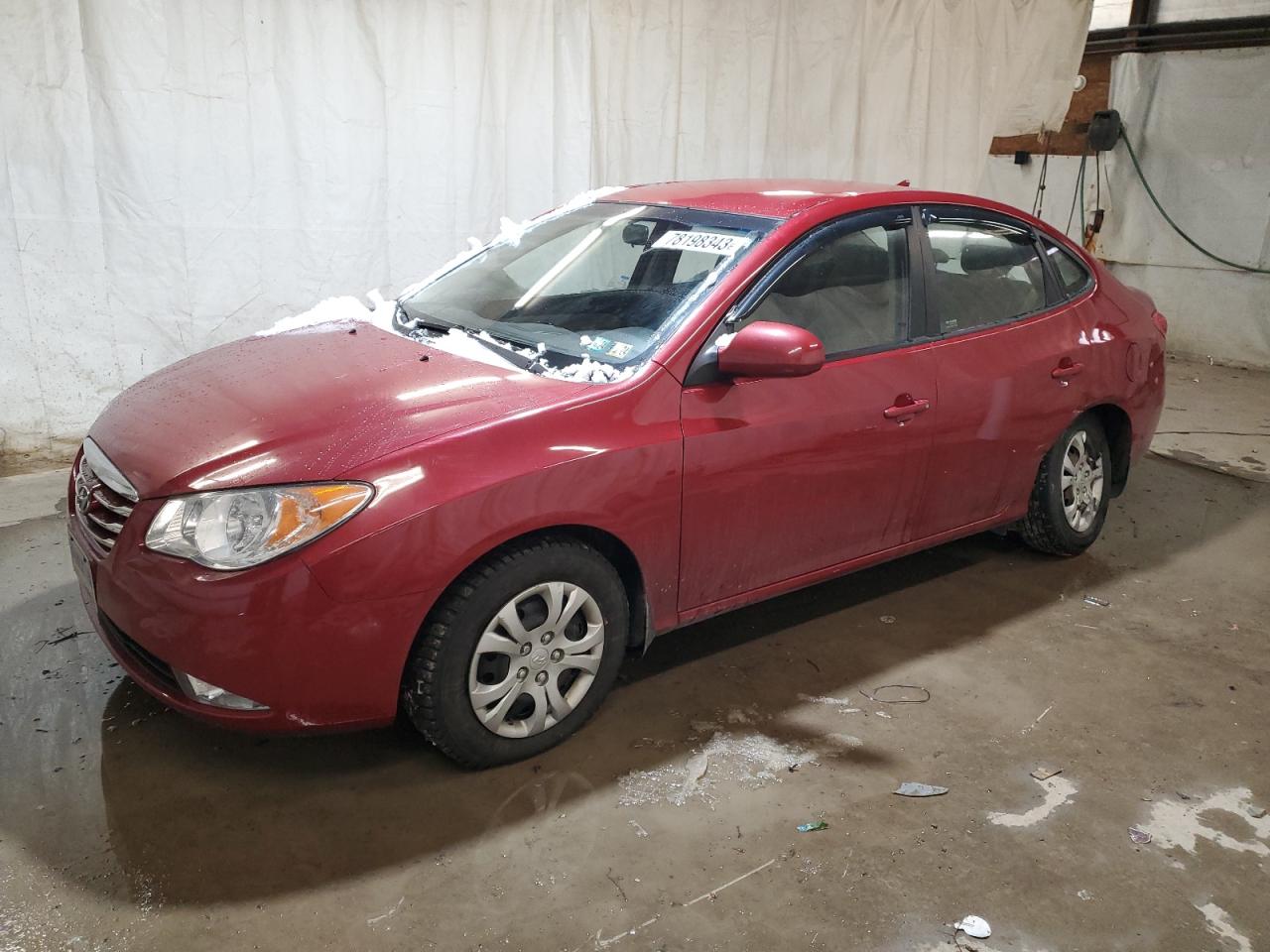 Изображение 1 2010 HYUNDAI ELANTRA BLUE 2010 с VIN KMHDU4AD7AU910216